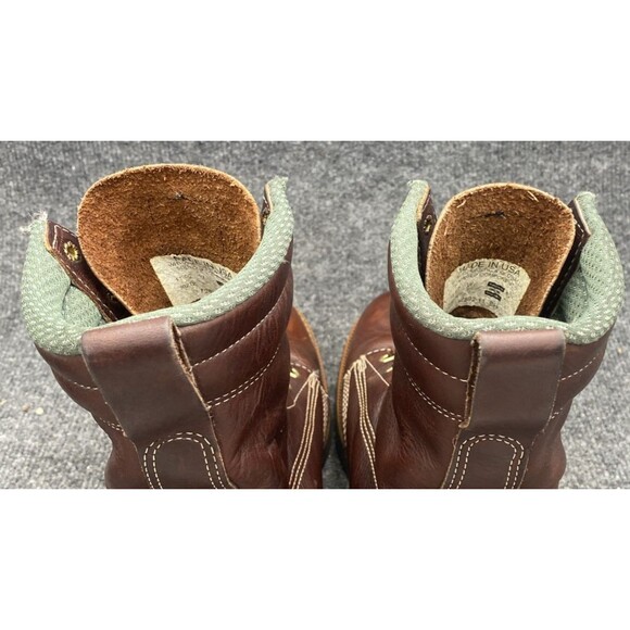 Duluth Trading F2892-11 MADE IN USA 125 Work Boots Brown Leather 11.5 W EH - Picture 15 of 16